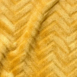 Cuscino rettangolare in flanella (40 x 60 cm) Zag Giallo senape