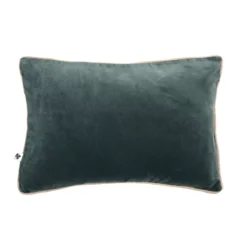 Cuscino rettangolare in velluto di cotone (40 x 60 cm) Victor Grigio ardesia