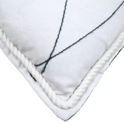 Cuscino Rettangolare (40 x 60 cm) Bordemer Bianco