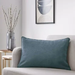Cuscino rettangolare (40 x 60 cm) Minuit Blu grigio