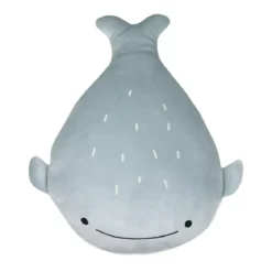 Cuscino squalo per bambini (30 x 40 cm) Moby Blu