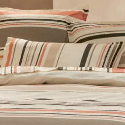 Federa cuscino a rullo cotone lavato (200 cm) Hugo Corallo