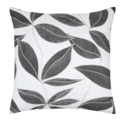 Federa cuscino letto quadrata percalle di cotone (63 x 63 cm) Matisse Grigio