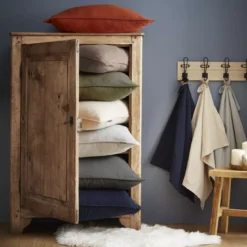 Federa per cuscino rettangolare flanella di cotone (50 x 80 cm) Nina Corda