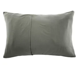Federa quadrupla garza di cotone (50 x 80 cm) Victoria x Gaïa Verde rosmarino
