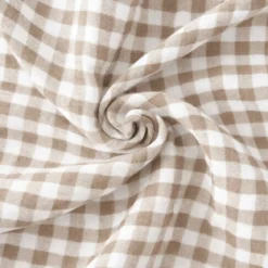 Federa rettangolare in garza di cotone (50 x 80 cm) Gaïa Vichy Corda