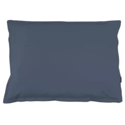 Federa rettangolare percalle di cotone (80 cm) Cali Blu marino