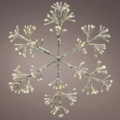 Fiocchi di neve luminosi Flash Bianco caldo 336 LED