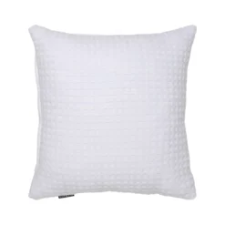 Fodera cuscino quadrata cotone nido d'ape (40 x 40 cm) Maya Bianco