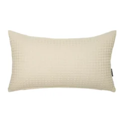 Fodera cuscino rettangolare cotone nido d'ape (30 x 50 cm) Maya Beige pampa