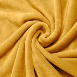 Fodera per cuscino quadrata in flanella (60 x 60 cm) Didou Giallo senape