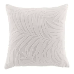 Fodera per cuscino quadrata in velluto (40 x 40 cm) Natureo Ecru