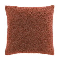 Fodera per cuscino quadrata (40 x 40 cm) Woolen Terracotta