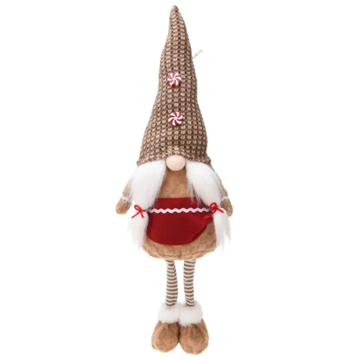 Folletto di Natale in piedi (H64 cm) Miss Caramelio Beige