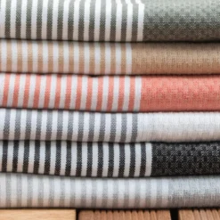 Fouta cotone riciclato (100 x 200 cm) Oceano Beige