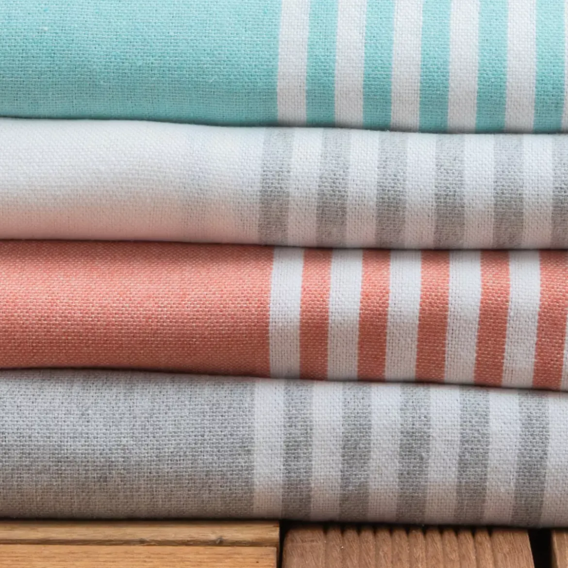 Fouta in cotone riciclato (200 x 200 cm) Summer Blu turchese