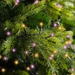 Ghirlanda di luci 22,5 m 1000 LED cavo nero NewLuxe Bicolore Arancione/viola