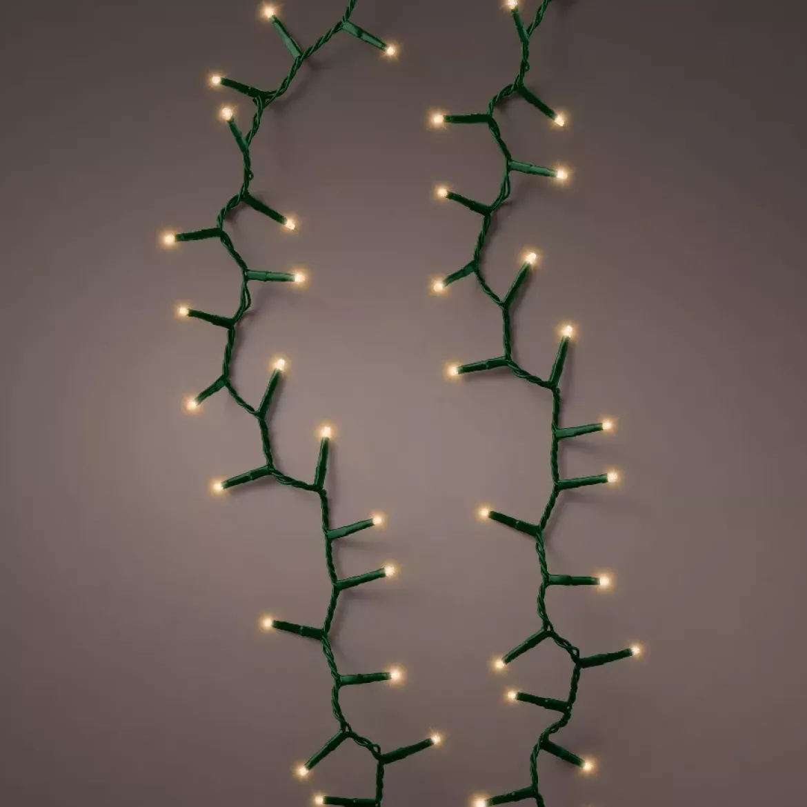 Ghirlanda di luci 45 m 2000 LED cavo verde NewLuxe Bianco caldo dorato
