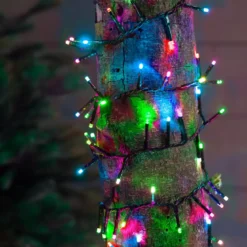 Ghirlanda di luci 11 m 500 LED cavo verde NewLuxe Multicolore pastello