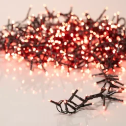 Ghirlanda di luci 11 m 500 LED cavo verde NewLuxe Rosso