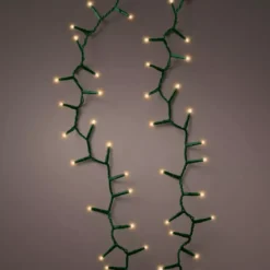 Ghirlanda di luci 60 m 3000 LED cavo verde NewLuxe Bianco caldo dorato