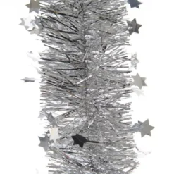Ghirlanda di Natale (Ø10 cm) stellata Alpine Argento