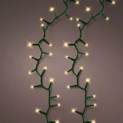 Ghirlanda luminosa 22,50 m 1000 LED cavo verde Luxe Bianco caldo Champagne