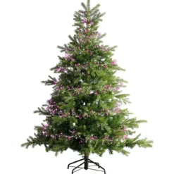 Ghirlanda luminosa 6 m 480 Micro LED cavo argento Luxe Tricolore Rosa, bianco caldo e freddo
