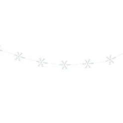 Ghirlanda luminosa 2,25 m 160 micro LED Cristalli di neve Bianco freddo