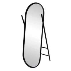 Grande specchio da appoggiare (150 cm) Refleto Nero