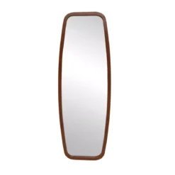 Grande specchio da parete con cornice in legno (170 cm) Amarino Marrone