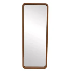 Grande specchio da parete con cornice in legno (173 cm) Ibanez Marrone