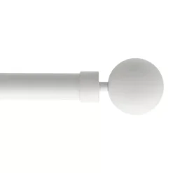 Kit asta estensibile (L160 - L300 cm / D28 mm) Gaïa Bianco opaco
