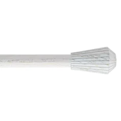 Kit asta tenda estensibile (L120 - 210 cm / D19 mm) Pisa Bianco e Oro