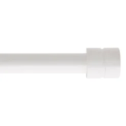 Kit asta tenda estensibile (L120 - L210 cm / D19 mm) Cesena Bianco opaco