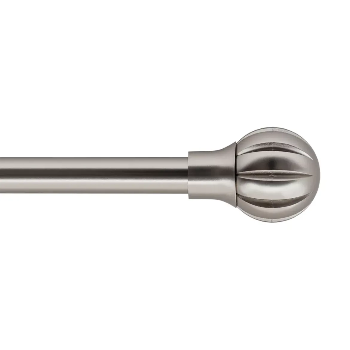 Kit asta tenda estensibile (L140 - L260 cm / D19 mm) Touch of Zen Argento