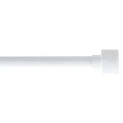 Kit asta tenda estensibile (L210 - L380 cm / D19 mm) Palermo Bianco opaco