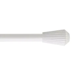 Kit asta tenda estensibile (L210 - L380 cm / D19 mm) Pisa Bianco opaco