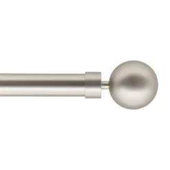 Kit asta tenda estensibile (L160 - L300 cm / D28 mm) Hera Argento