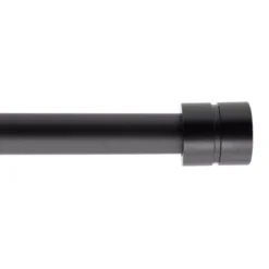 Kit asta tenda estensibile (L120 - L210 cm / D19 mm) Cesena Nero opaco
