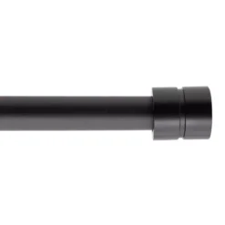 Kit asta tenda estensibile (L210 - L380 cm / D28 mm) Cesena Nero opaco