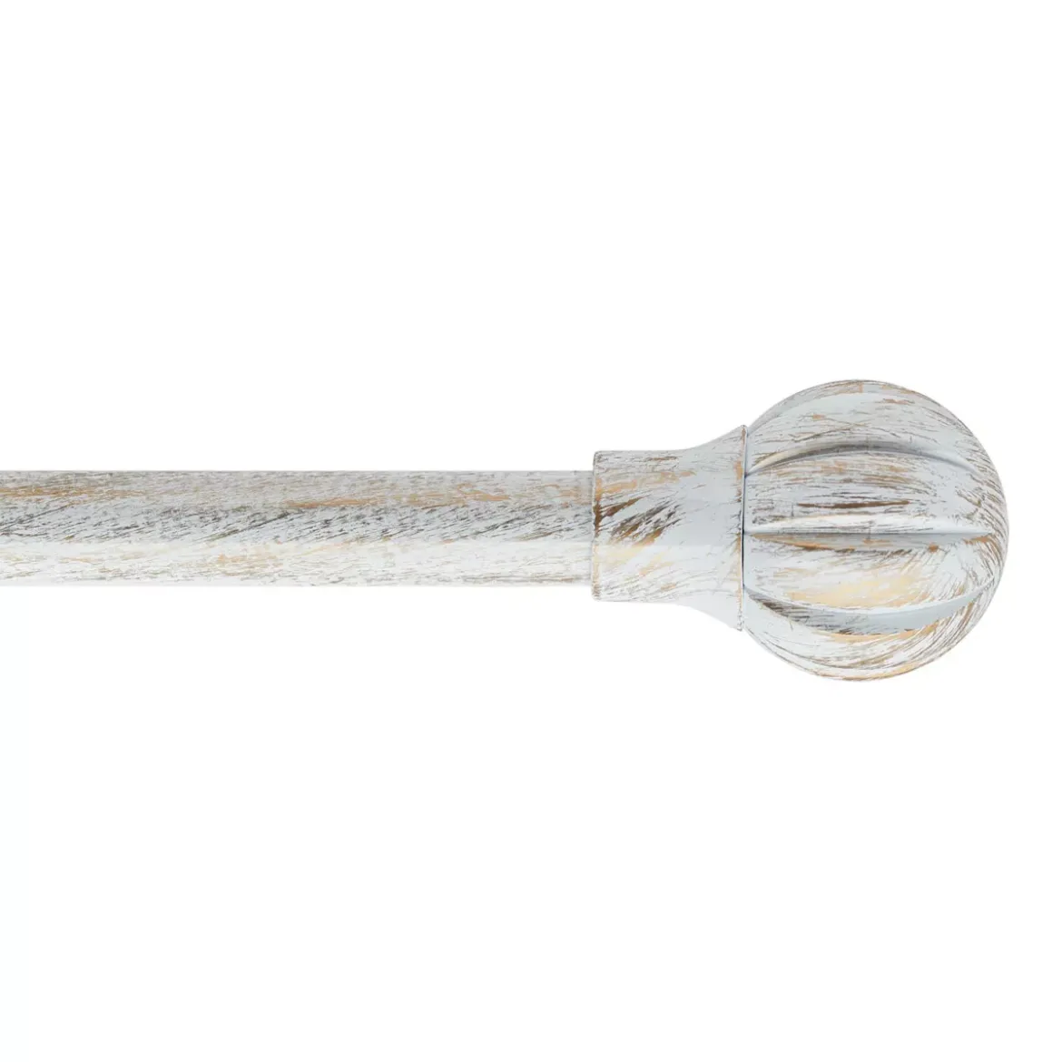 Kit asta tenda estensibile (L140 - L260 cm / D19 mm) Touch of Zen Bianco e Oro