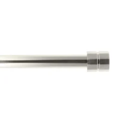 Kit asta tenda estensibile (L120 - L210 cm / D28 mm) Cesene Argento