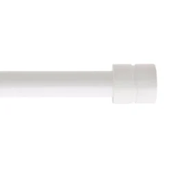 Kit asta tenda estensibile (L210 - L380 cm / D28 mm) Cesena Bianco opaco