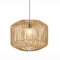 Lampada a sospensione da giardino con 15 LED (D40 cm) Naxos Naturale