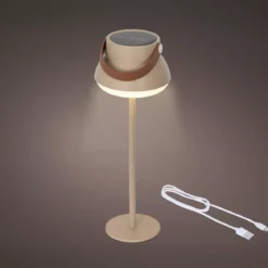 Lampada da tavolo solare 100 lumen (H36 cm) Tokyo Beige