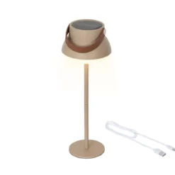 Lampada da tavolo solare 100 lumen (H36 cm) Tokyo Beige