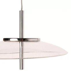 Lampadario alluminio sixties LED (D20 cm) UFO Transparente