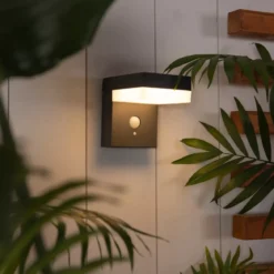 Lampada solare da parete 600 lumen (H12,5 cm) Elite Grigio antracite