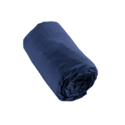 Lenzuolo con angoli flanella di cotone (90 x 190 cm) Nina Blu navy